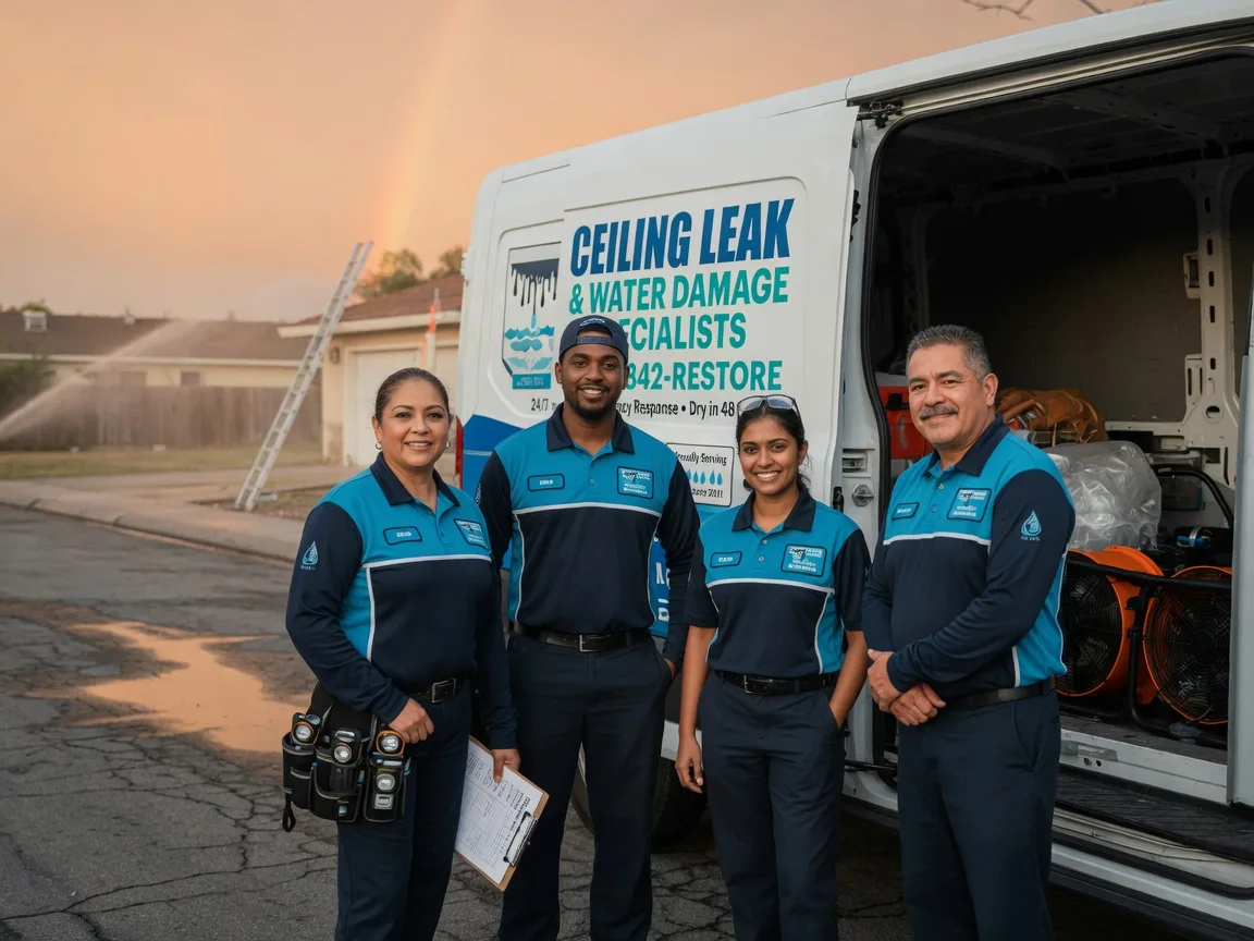 Ceiling Leak Cleanup company in New Bloomington, OH
