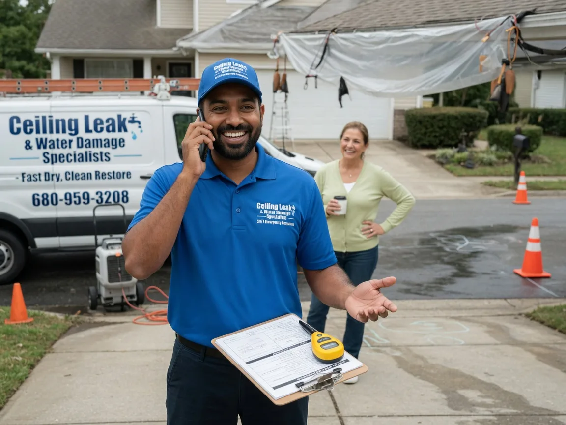 Ceiling Leak Cleanup New Bloomington, OH FAQs